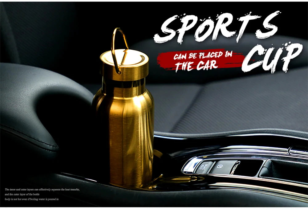 500ML Stainless Steel Insulated Water Bottle For Tour Outdoor Sport School Keep Cool Gym Water Bottle High Quality Drinkware