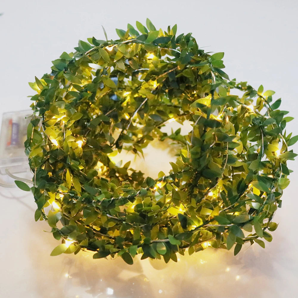 Leaf Garland Fairy Lights