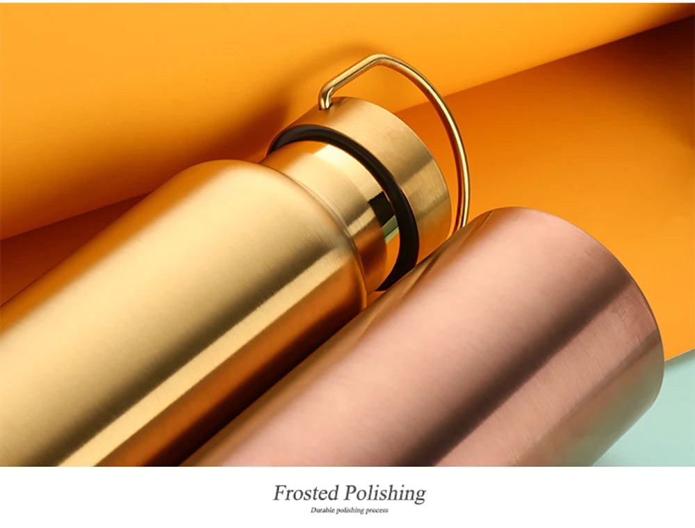 500ML Stainless Steel Insulated Water Bottle For Tour Outdoor Sport School Keep Cool Gym Water Bottle High Quality Drinkware