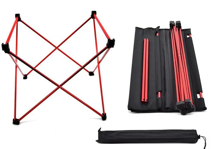Portable Camping Table Picnic Alloy Folding Cloth Table