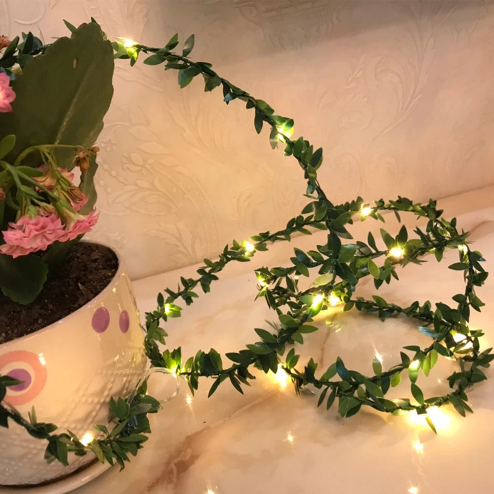 Leaf Garland Fairy Lights
