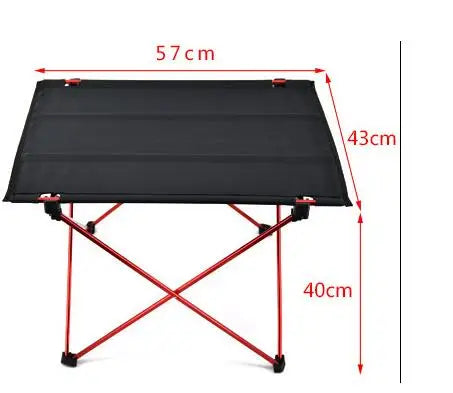 Portable Camping Table Picnic Alloy Folding Cloth Table