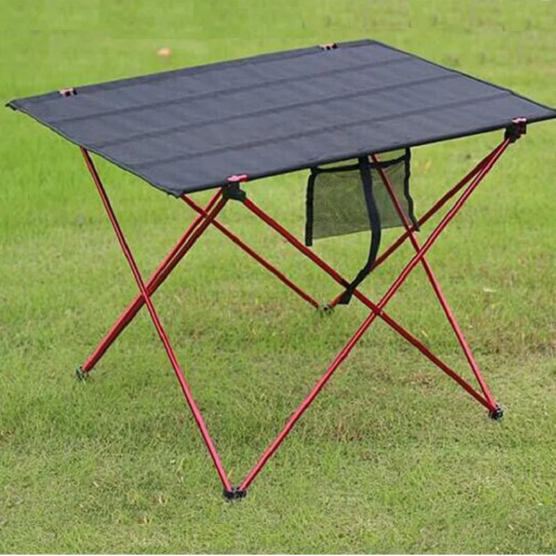 Portable Camping Table Picnic Alloy Folding Cloth Table