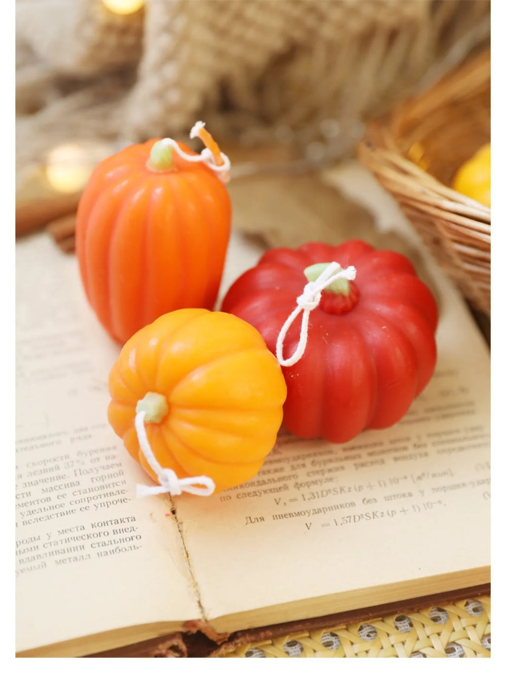 Pumpkin Shaped Scented Candle