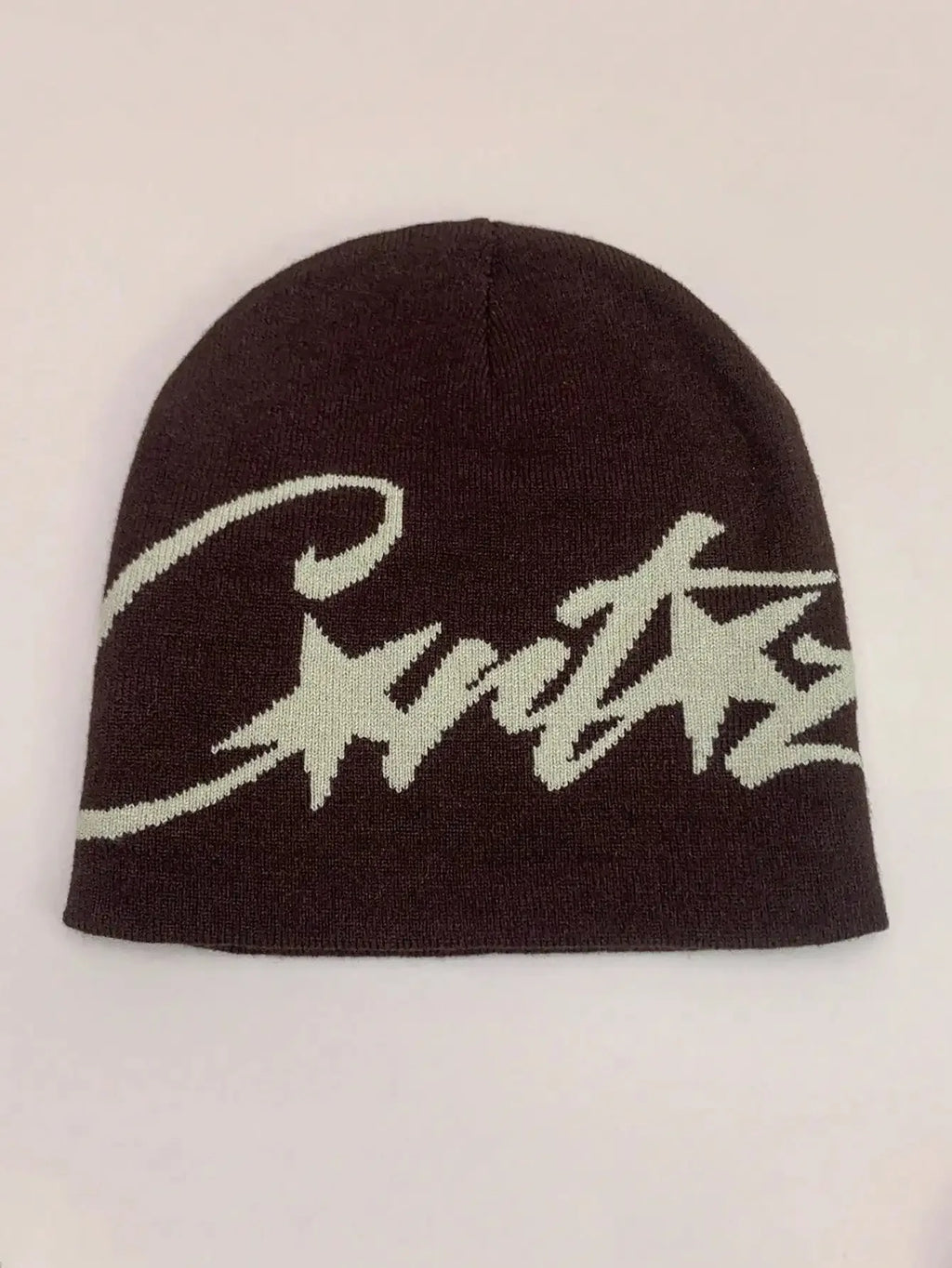 Vintage Jacquard Knit Beanie