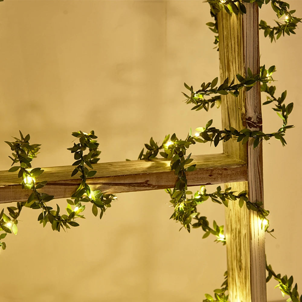 Leaf Garland Fairy Lights