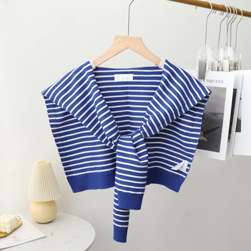 Korean Style Knit Shoulder Shawl Scarf