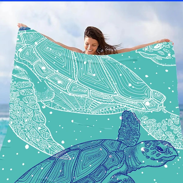 Beach Mat Outdoor Picnic Ultra-thin Campground Mat Waterproof Sand Proof Portable Moisture-proof Mat Pocket Blanket