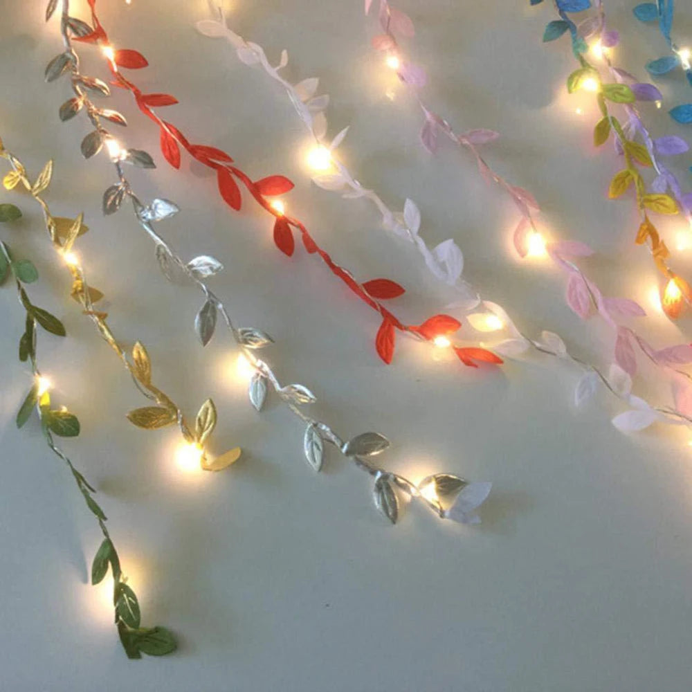 Leaf Garland Fairy Lights