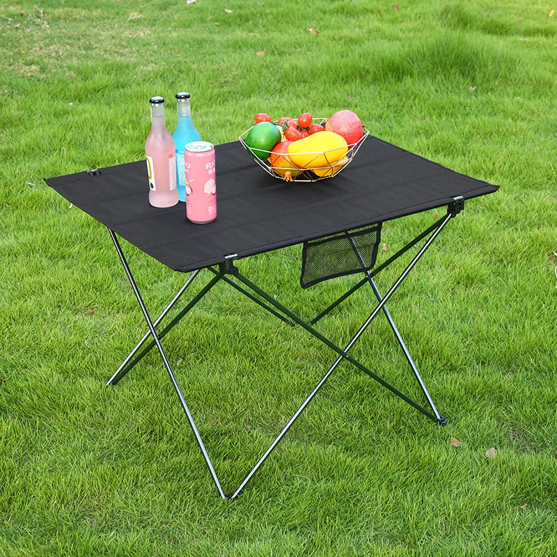 Portable Camping Table Picnic Alloy Folding Cloth Table