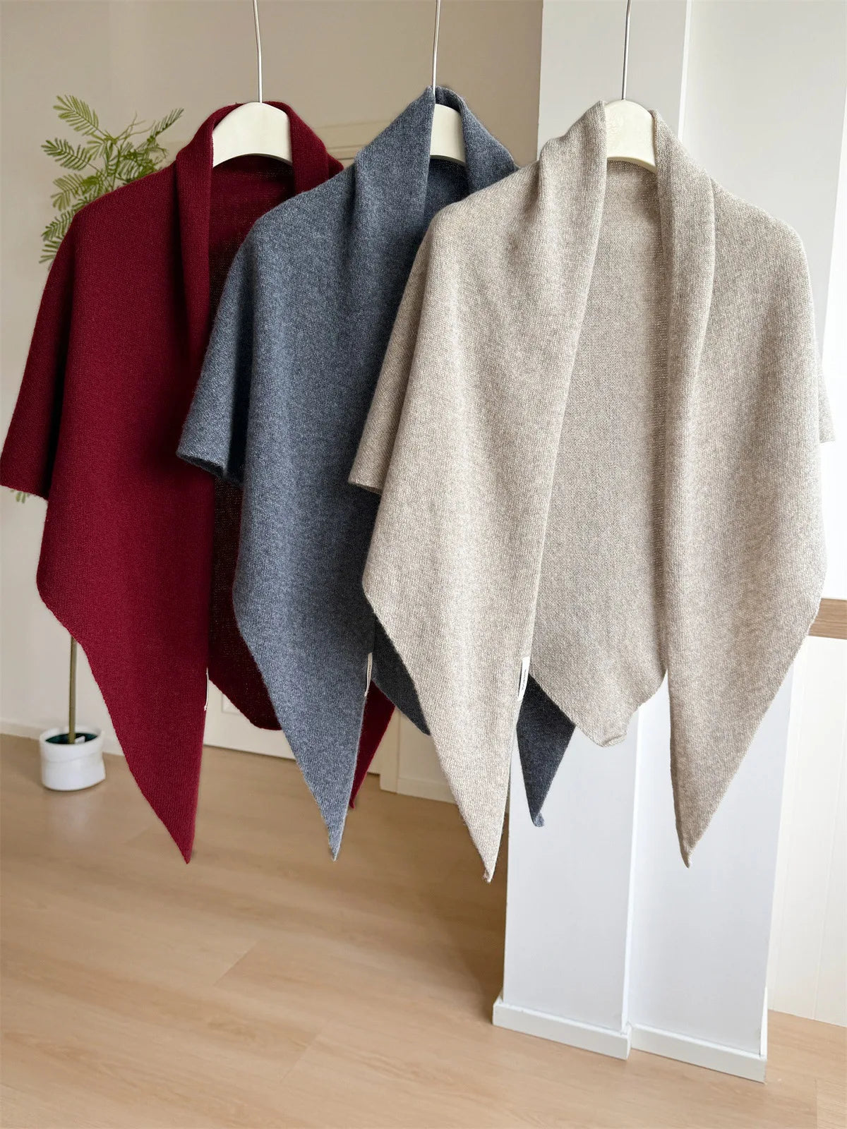 Premium Wool Knit Wraparound Scarf