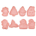 3D Christmas Cookie Cutter & Stamp Set