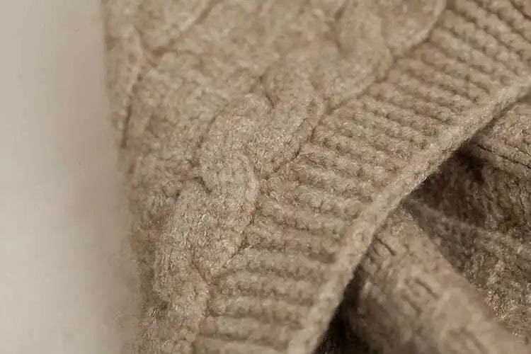 Hooded Knit Shawl Scarf for Women