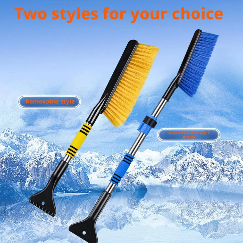 Retractable Snow Brush & Ice Scraper Tool