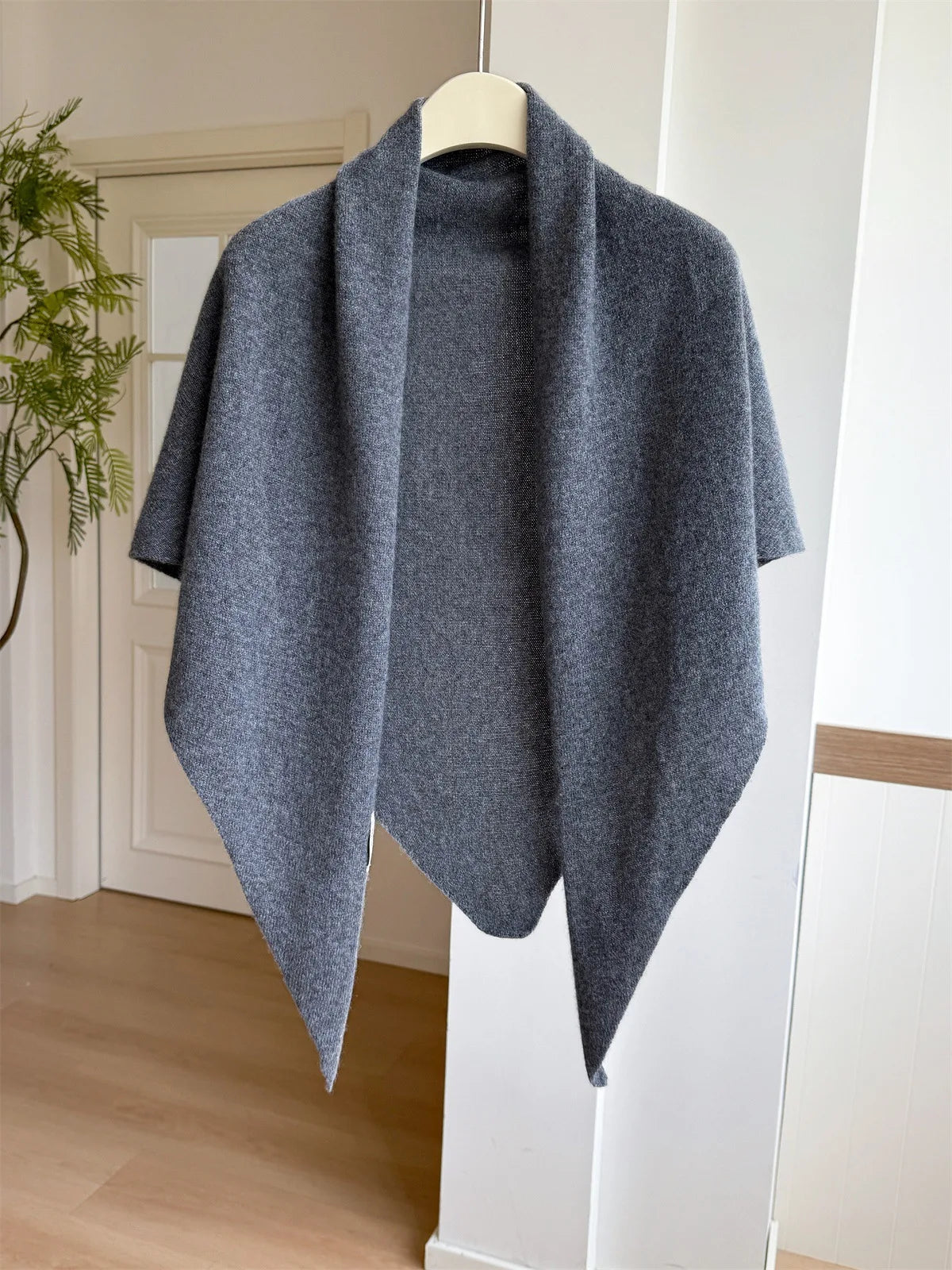 Premium Wool Knit Wraparound Scarf