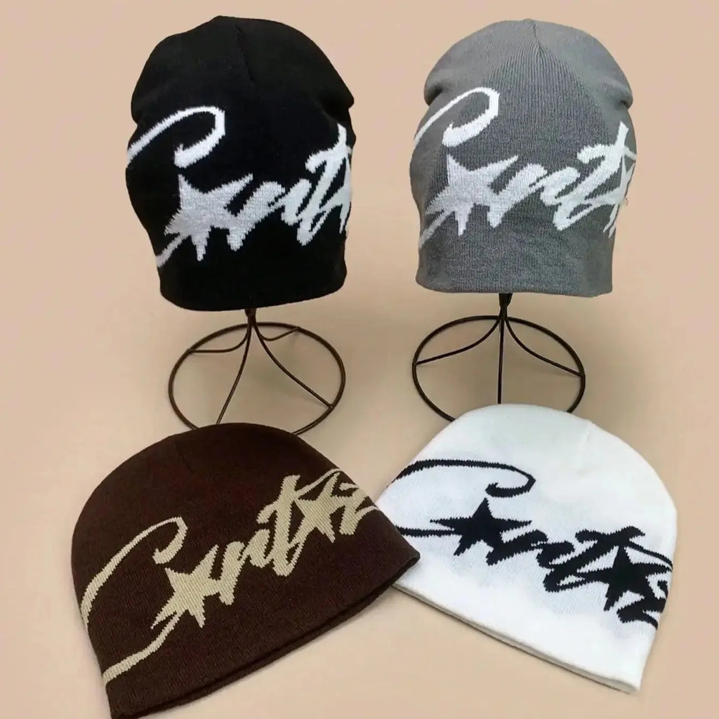 Vintage Jacquard Knit Beanie