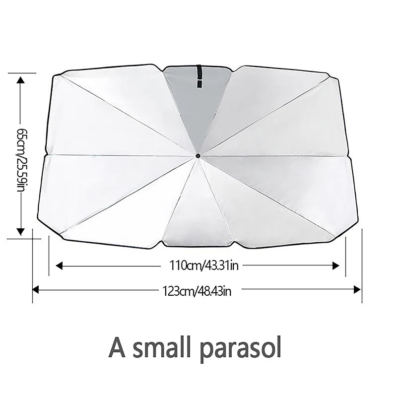 Car Sunshade Umbrella Car Sun Shade Protector Parasol Summer Sun Interior Windshield Protection Accessories For Auto Shading