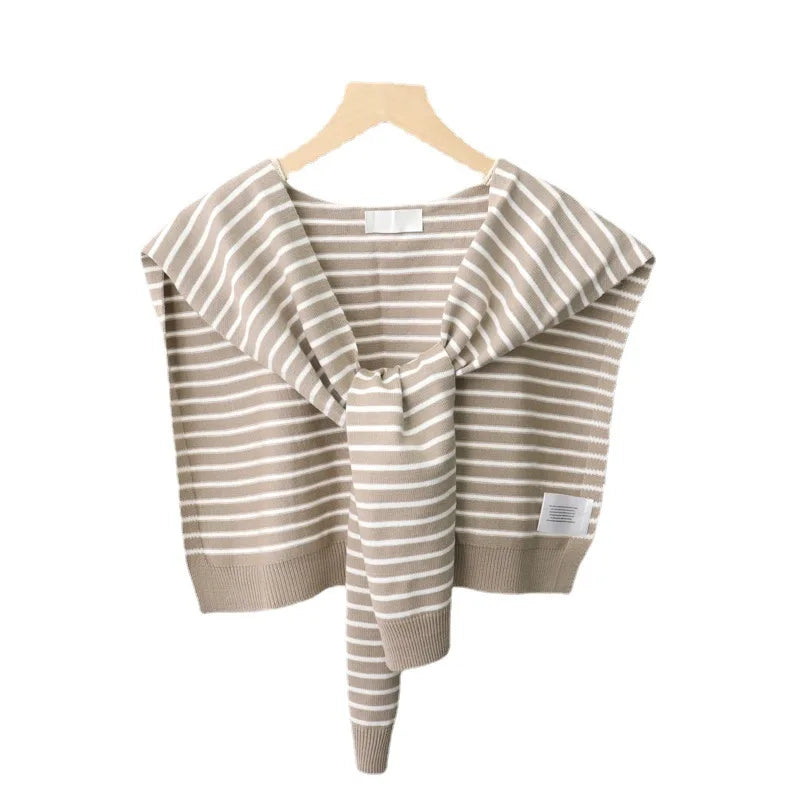 Korean Style Knit Shoulder Shawl Scarf