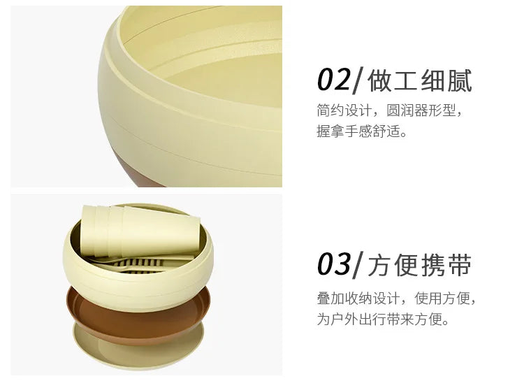 Outdoor Disposable Tableware, Portable Set, Camping Equipment Supplies, Plates, Essential Dishes for Picnics, Chopsticks, and A