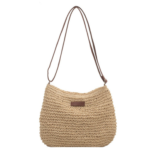 Casual Summer Straw Shoulder Bag