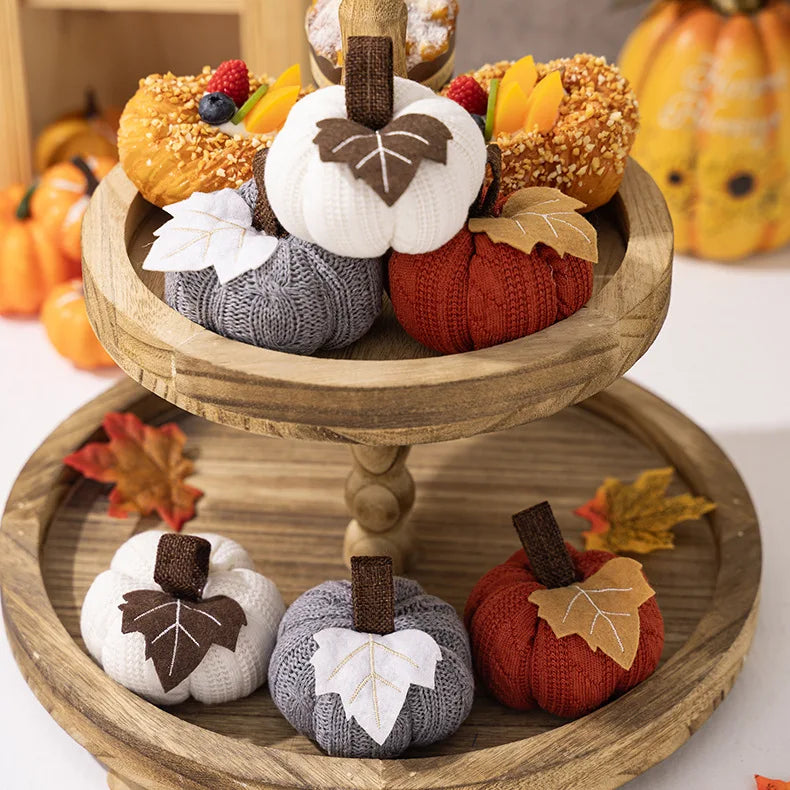 Mini Artificial Pumpkin Decoration
