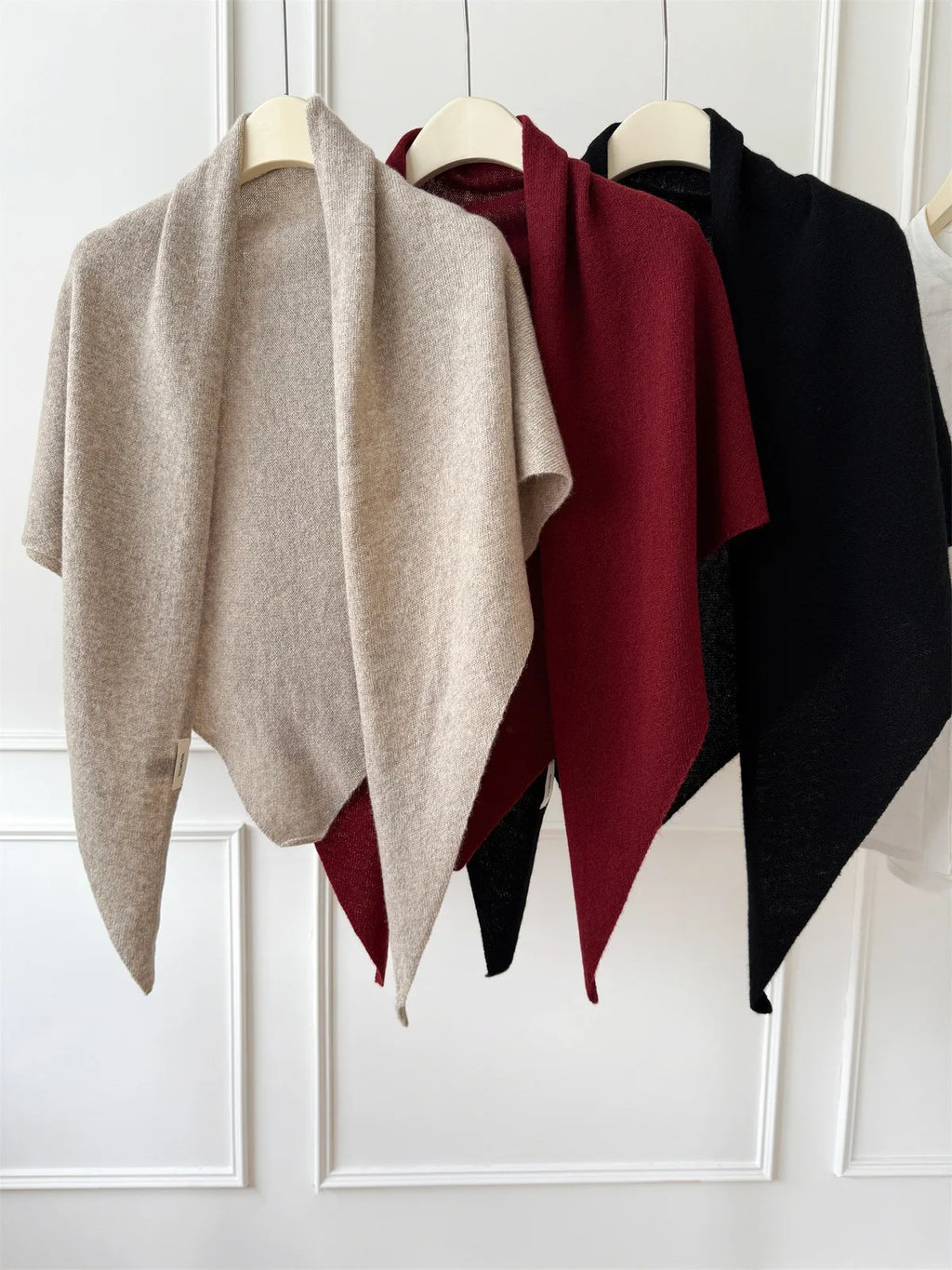 Premium Wool Knit Wraparound Scarf