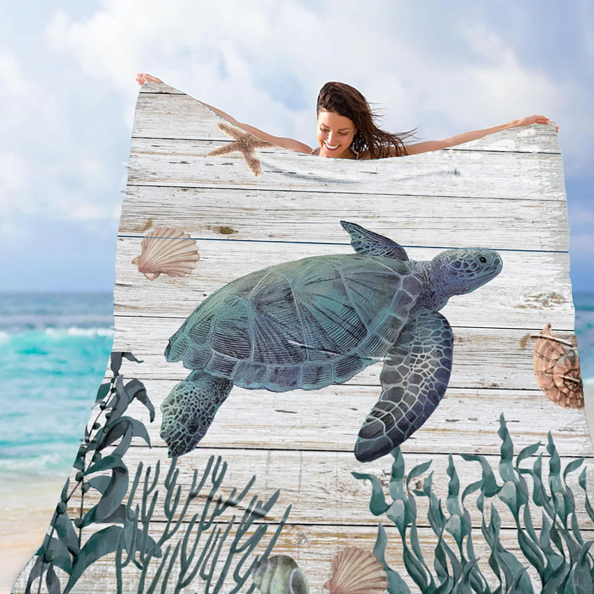 Beach Mat Outdoor Picnic Ultra-thin Campground Mat Waterproof Sand Proof Portable Moisture-proof Mat Pocket Blanket