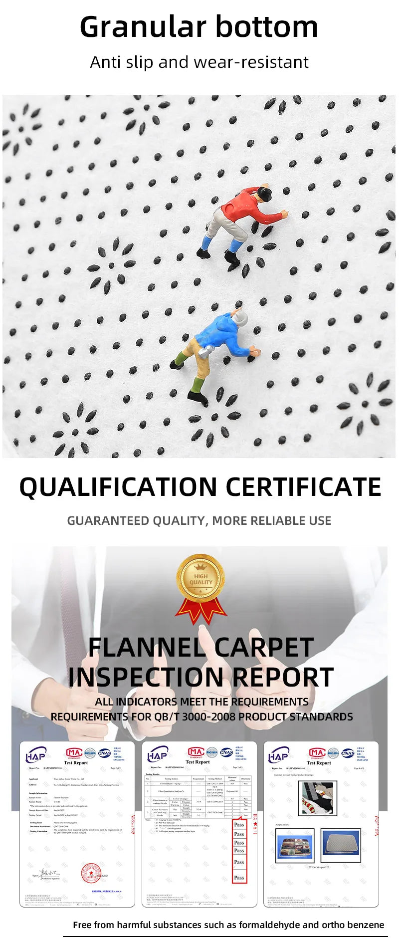 Floral Print Anti-Slip Door Mat