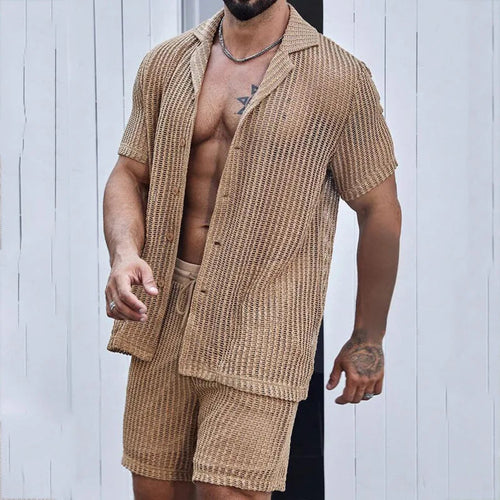 Men’s Sheer Summer Shorts Set