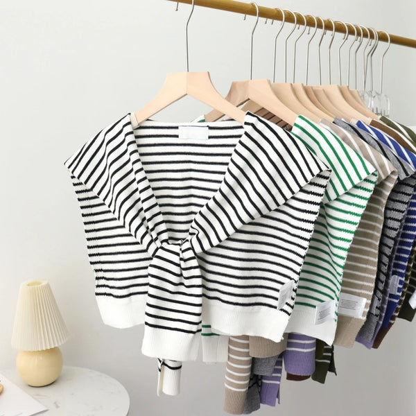 Korean Style Knit Shoulder Shawl Scarf