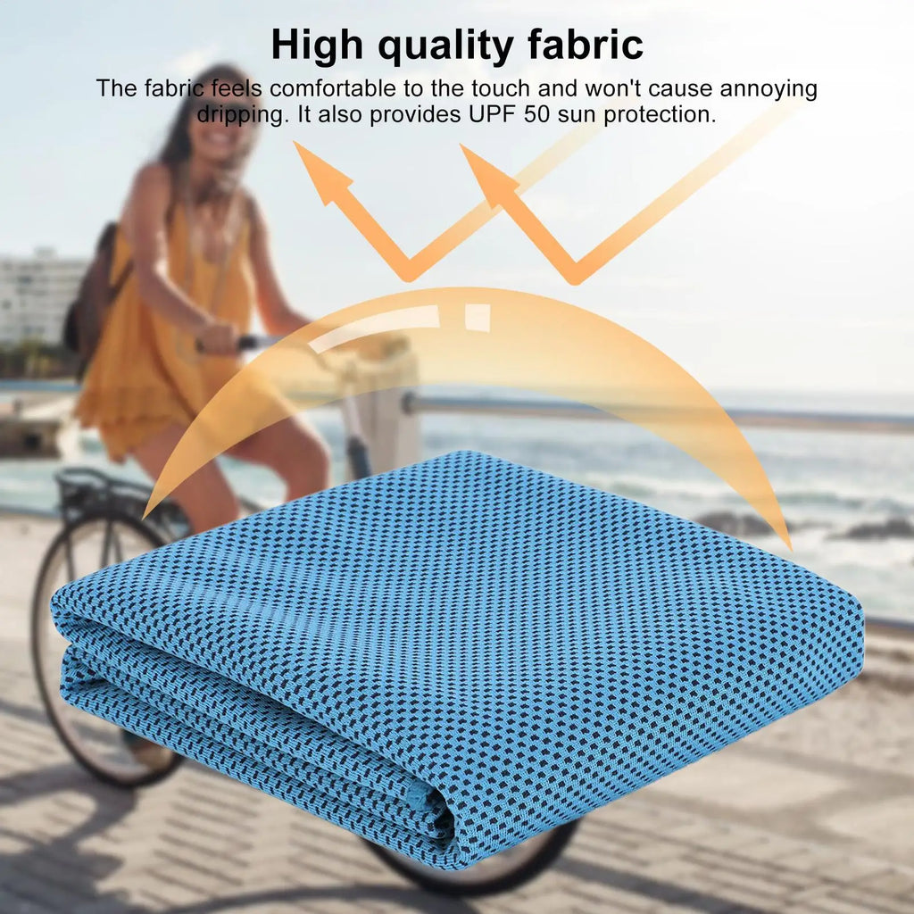 Cooling Towel Ice Towel Cooling Towels for Neck and Face Microfiber Cooling Towel for Gym, Travel, Yoga, Camping, Running