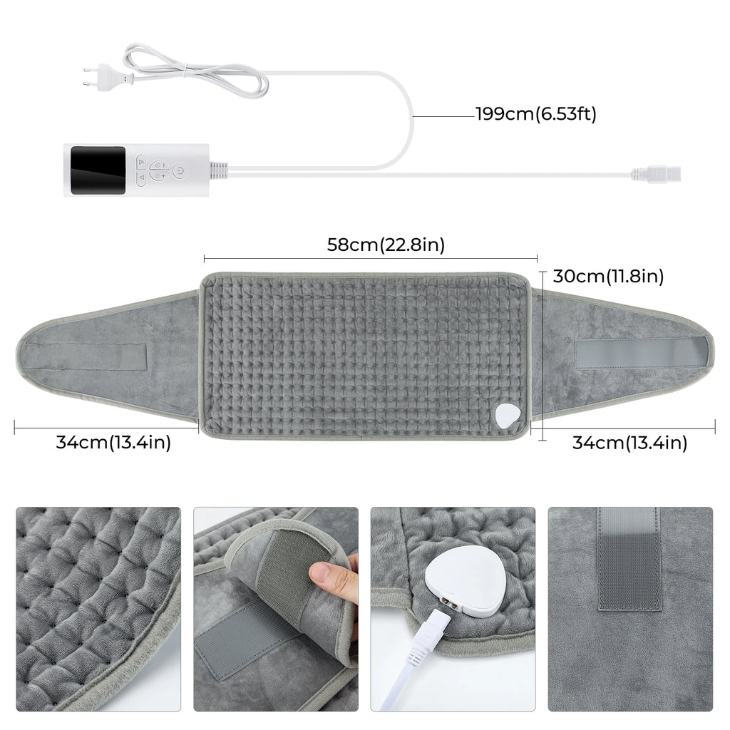 Electric Heating Blanket Foot Waist Abdomen Winter Warmer Washable Thermal Blankets Heated Artifact Pad Mat For Bed Sofa Office