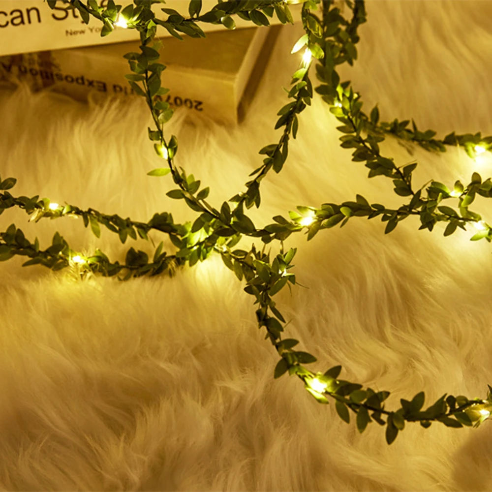 Leaf Garland Fairy Lights