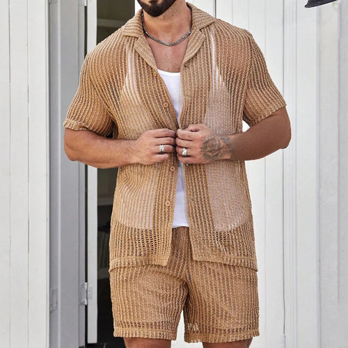 Men’s Sheer Summer Shorts Set