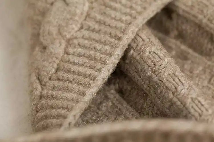 Hooded Knit Shawl Scarf for Women