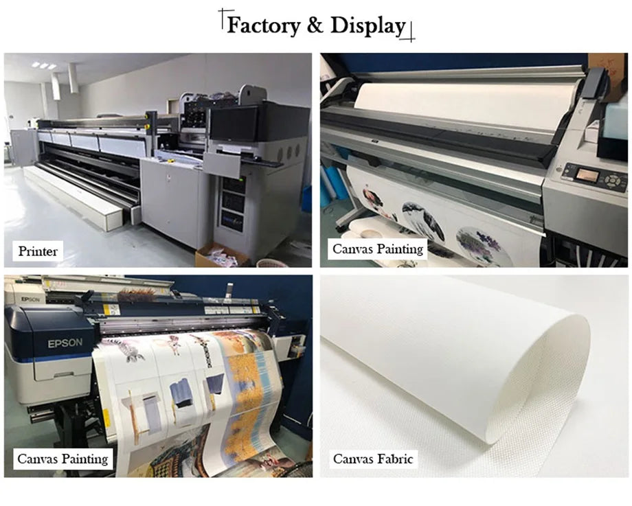 Autumn Forest Tree Sunlight Canvas Wall Art