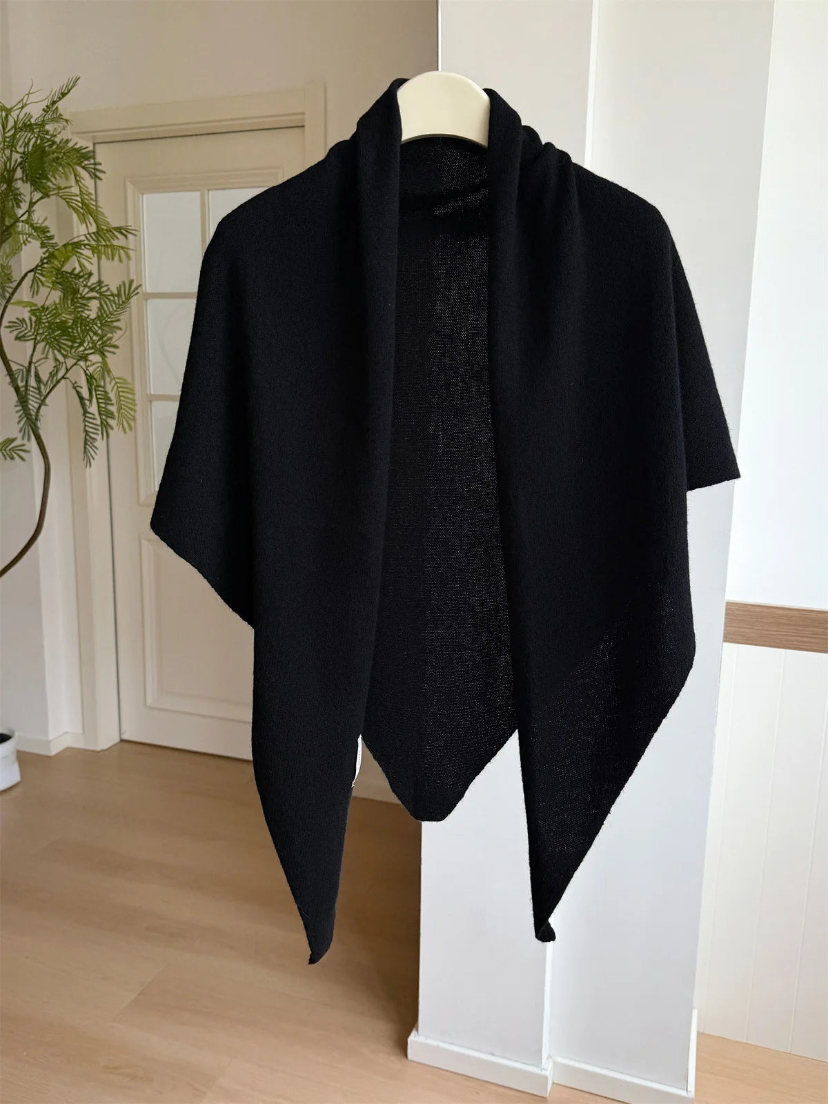 Premium Wool Knit Wraparound Scarf