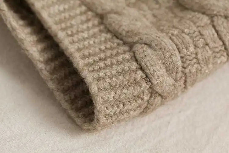 Hooded Knit Shawl Scarf for Women