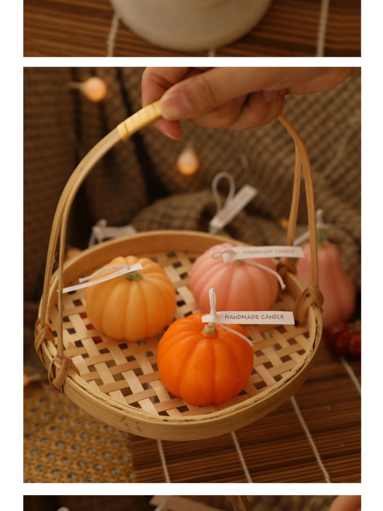 Pumpkin Shaped Scented Candle