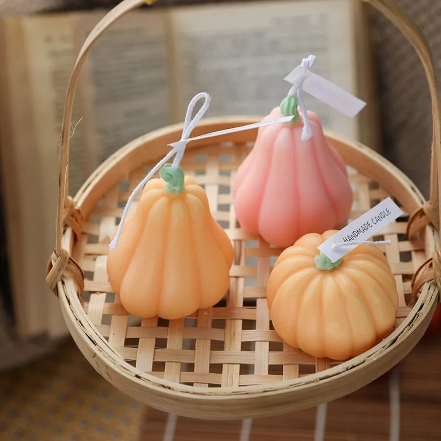 Pumpkin Shaped Scented Candle
