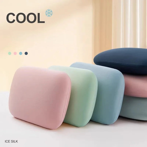 Cooling Office Pillow for Desk Naps - Versatile 3-in-1 Lap Pillow & Lumbar Support Cushion with Sponge Fill, for Adults, Stude