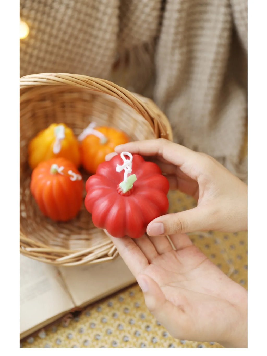 Pumpkin Shaped Scented Candle