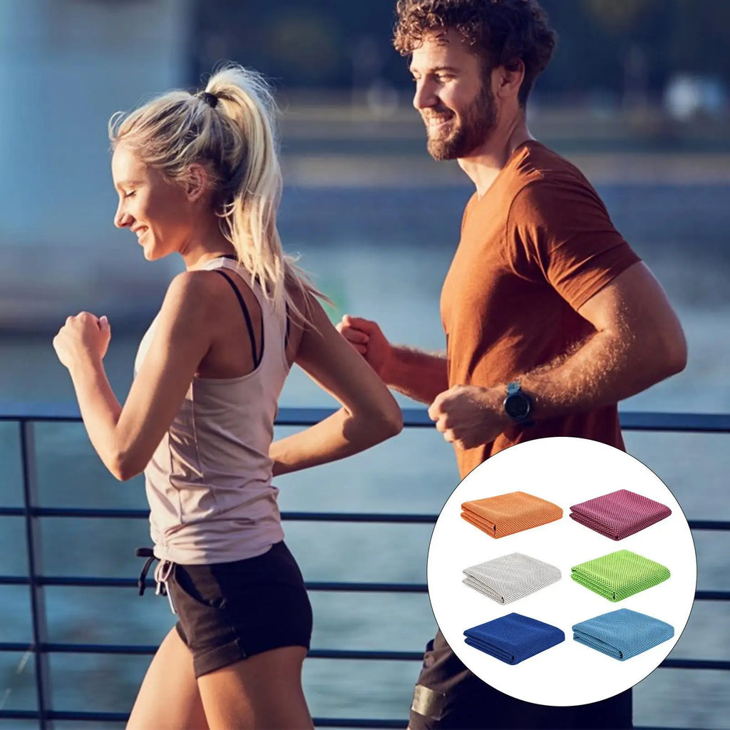 Cooling Towel Ice Towel Cooling Towels for Neck and Face Microfiber Cooling Towel for Gym, Travel, Yoga, Camping, Running