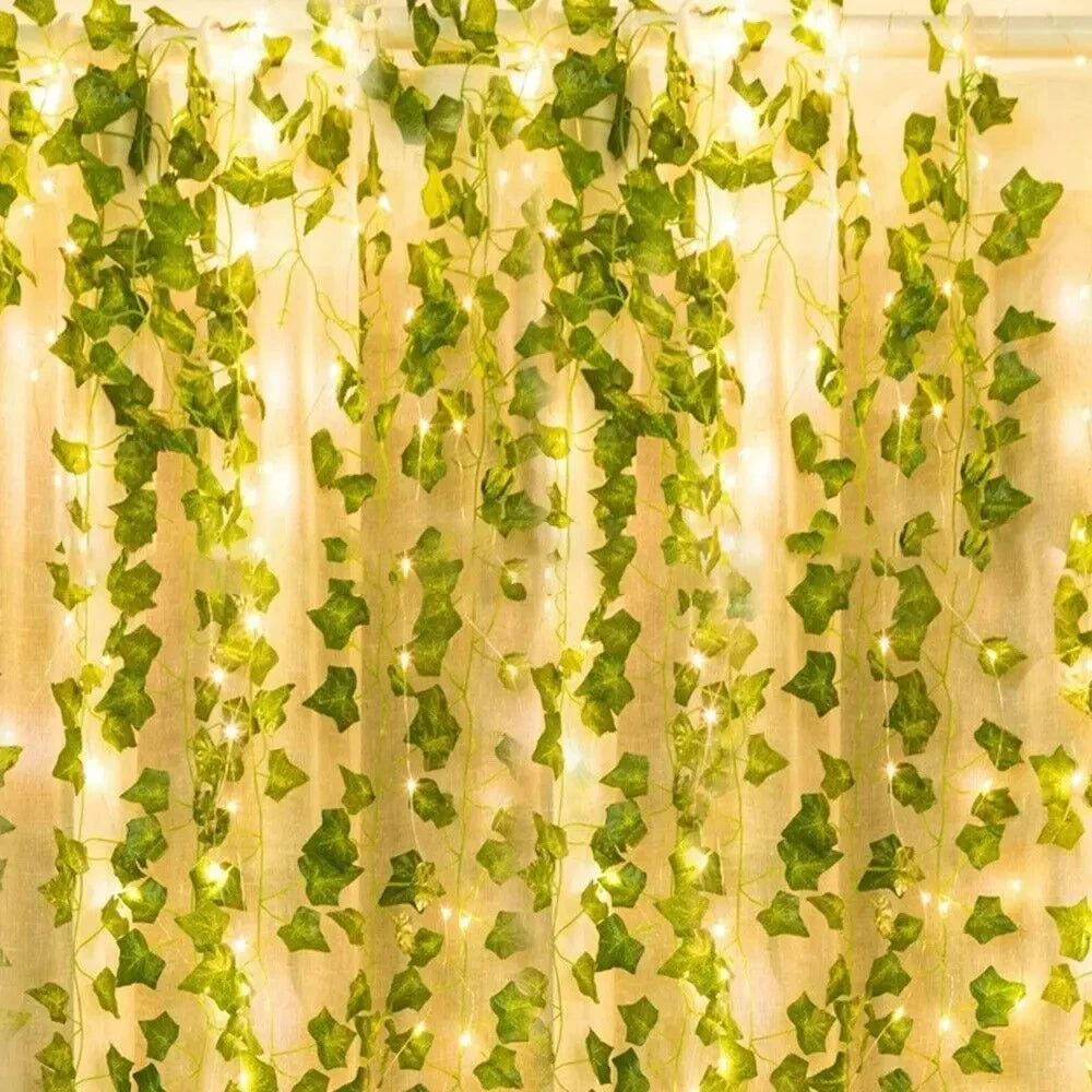 Ivy Leaf Outdoor Fairy String Lights