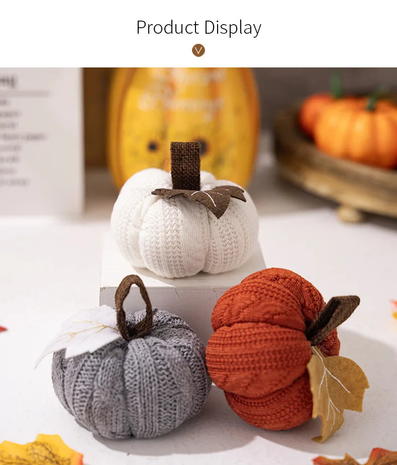 Mini Artificial Pumpkin Decoration
