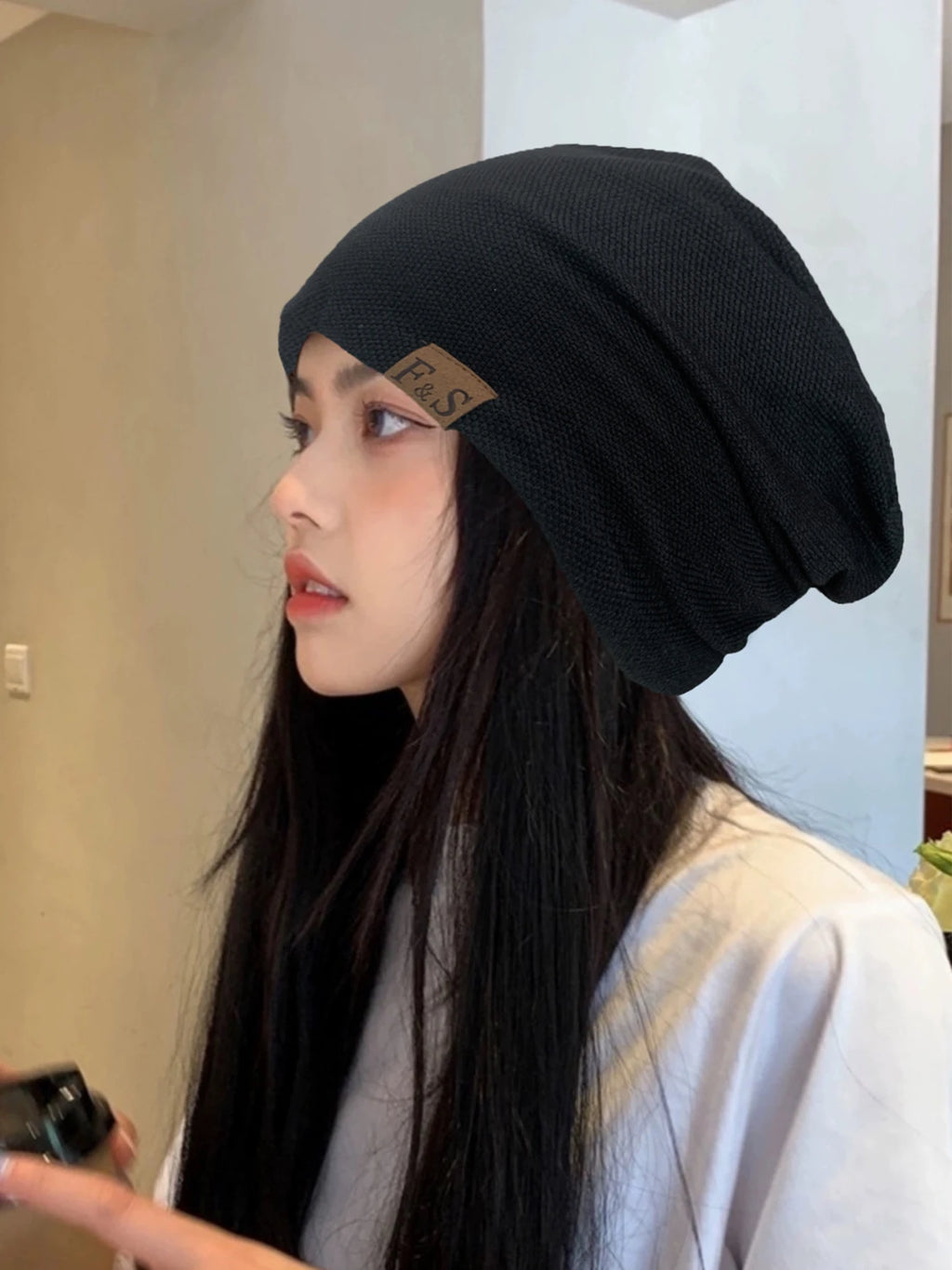 Solid Knit Hip Hop Beanie Hat