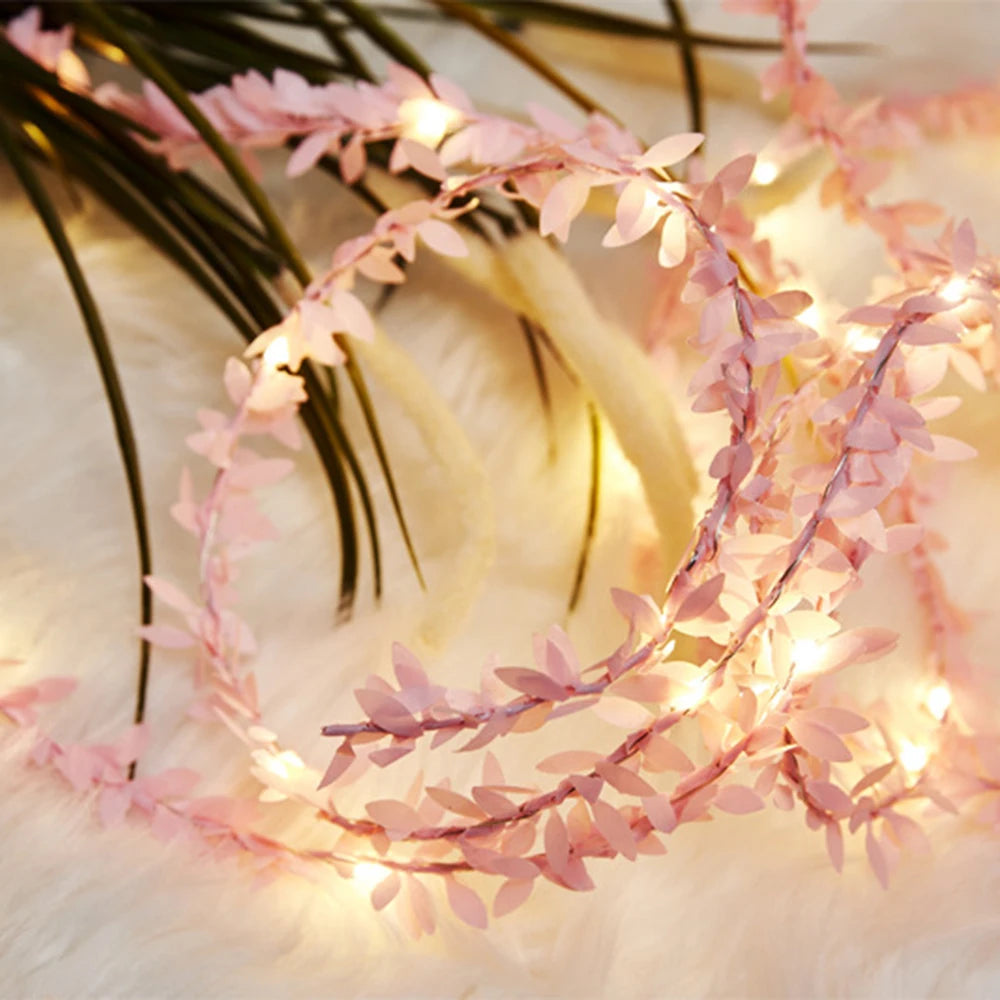 Leaf Garland Fairy Lights