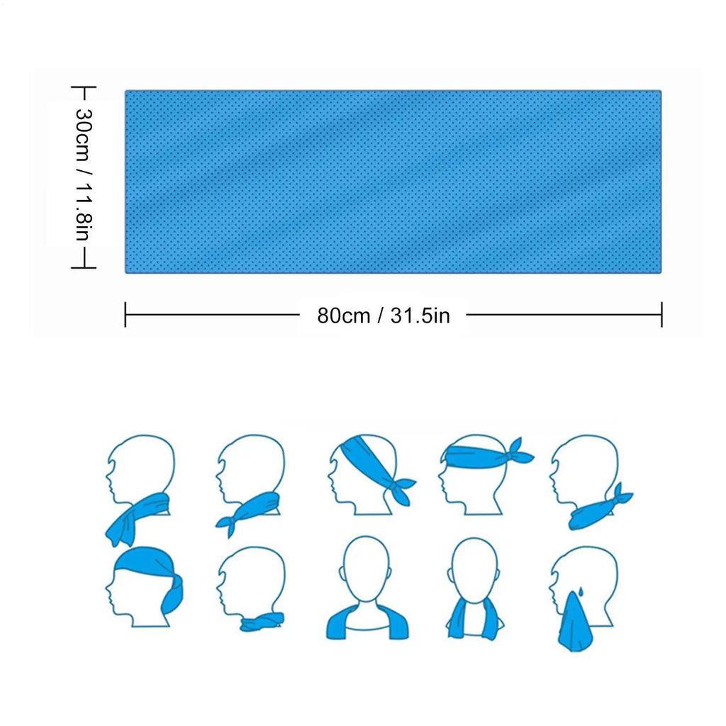 Cooling Towel Ice Towel Cooling Towels for Neck and Face Microfiber Cooling Towel for Gym, Travel, Yoga, Camping, Running