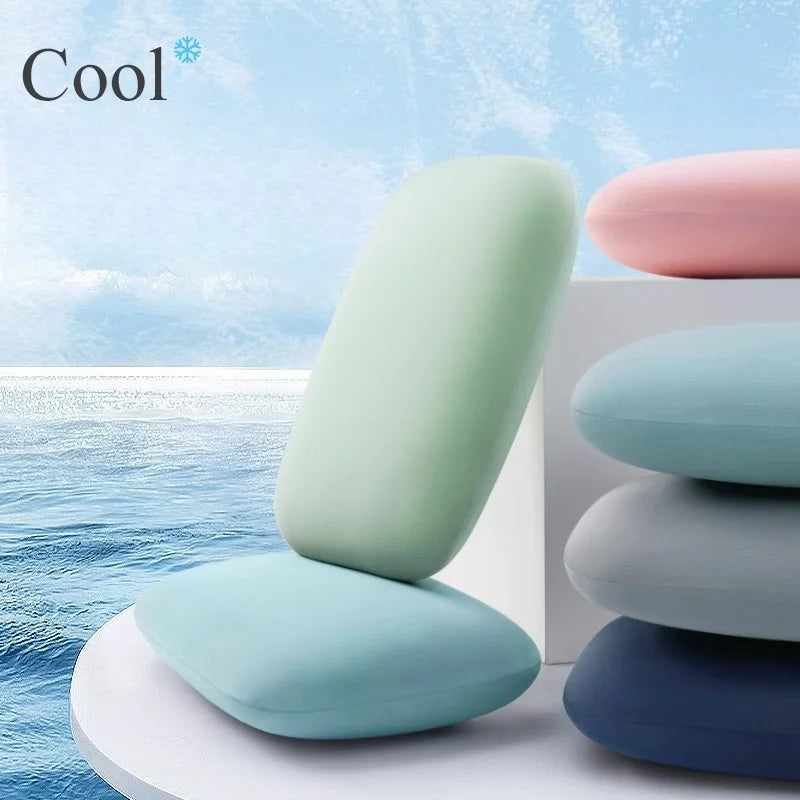 Cooling Office Pillow for Desk Naps - Versatile 3-in-1 Lap Pillow & Lumbar Support Cushion with Sponge Fill, for Adults, Stude