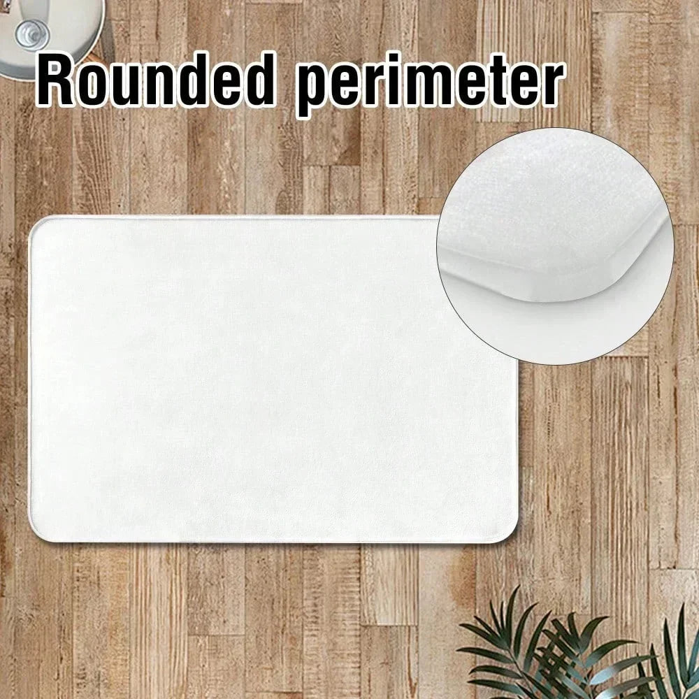 Summer Beach Decorative Welcome Doormat Beach Ocean Starfish Anti-Slip Entrance Door Mat Back Floor Mat for Home Room Decoration